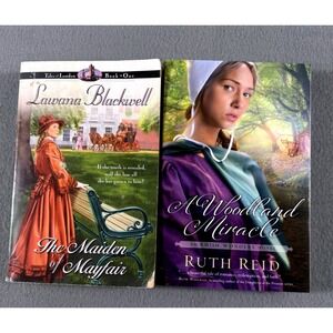 Christian‎ Romance Paperback Book Lot Amish Historical Fiction Blackwell Reid